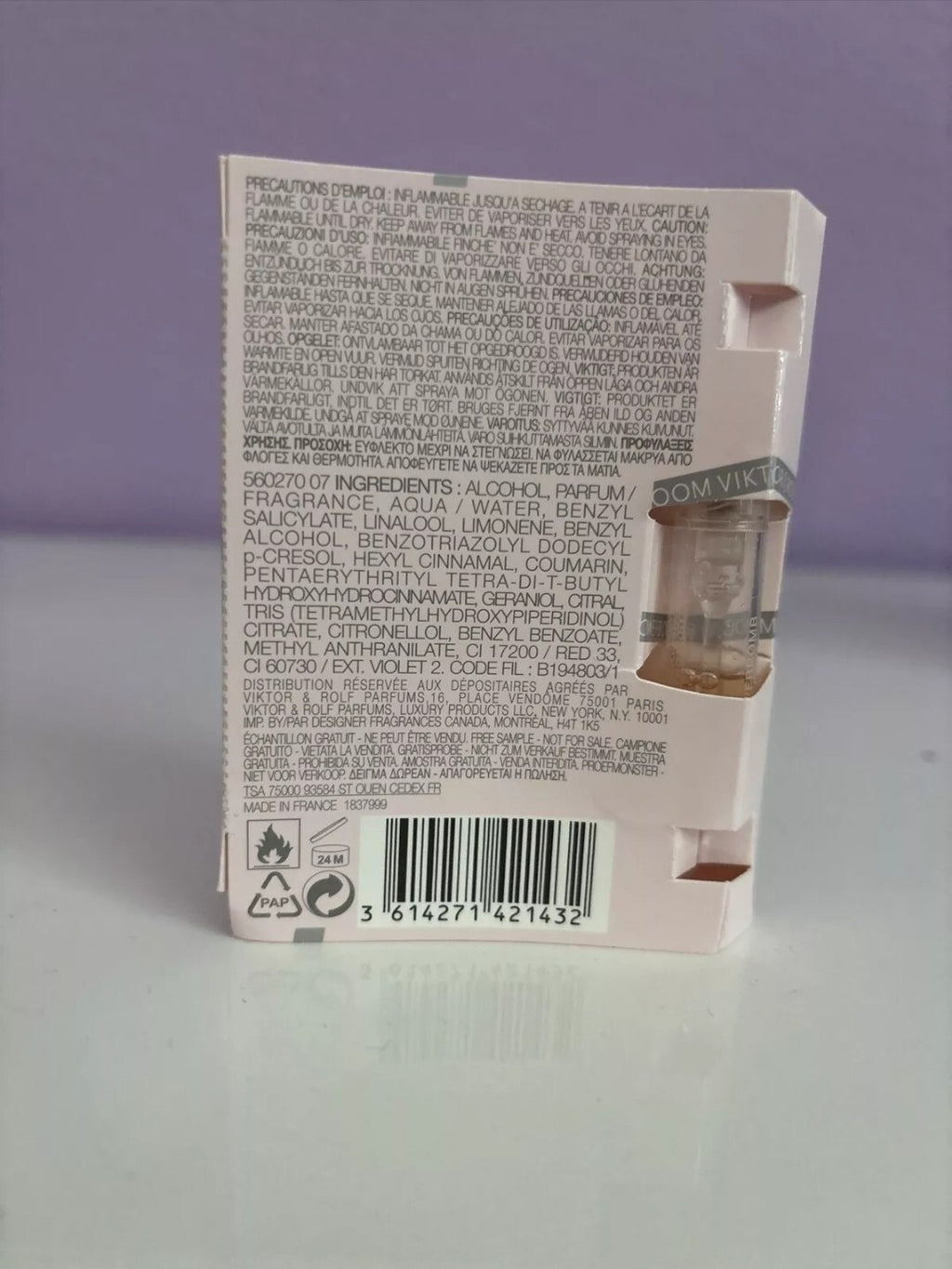 FlowerBomb Bloom Eau De Toilette Spray Samples 0.04 oz / 1.2 ml New In Box1