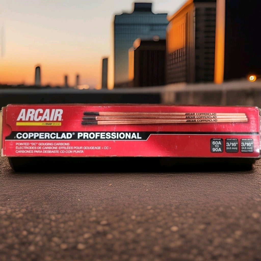 ARCAIR 1/8" X 12" 22023003 DC Pointed Copperclad Arc Gouging Electrodes 100/Pack0