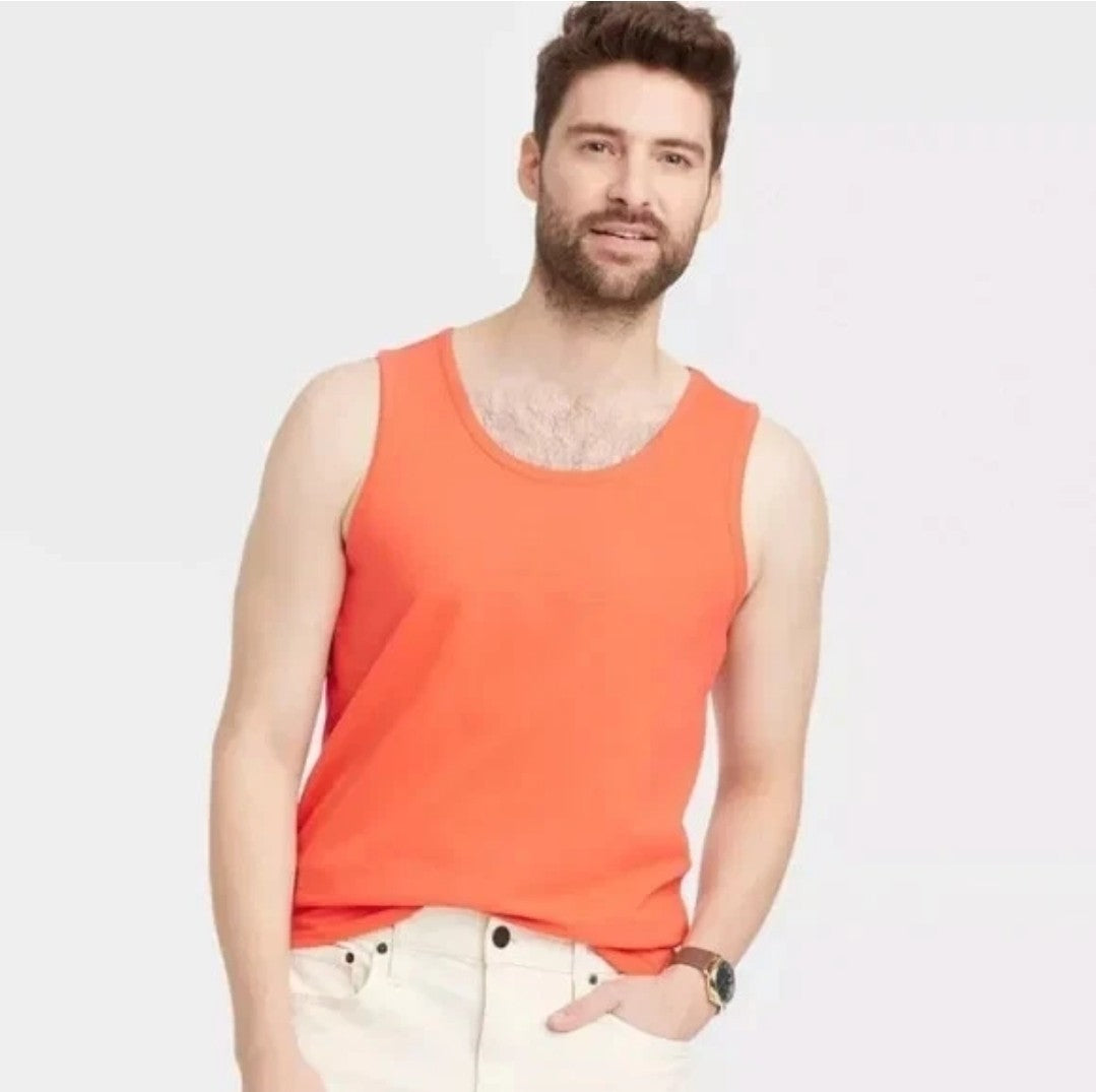 Goodfellow & Co. Men's Size Medium Tank Top Lot of 4 - Orange  NWT1
