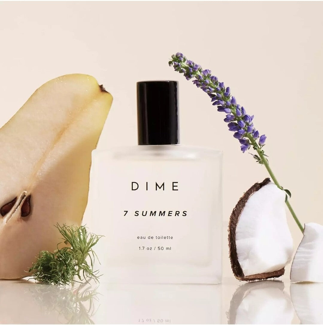 Dime Beauty ~ 7 SUMMERS ~ Clean Eau De Toilette EDT Perfum Spray 1.7oz/50ml BNIB2
