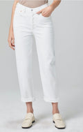 Citizens of Humanity Dylan Rolled Crop Jeans in Hereafter Sz 27 White COH 0
