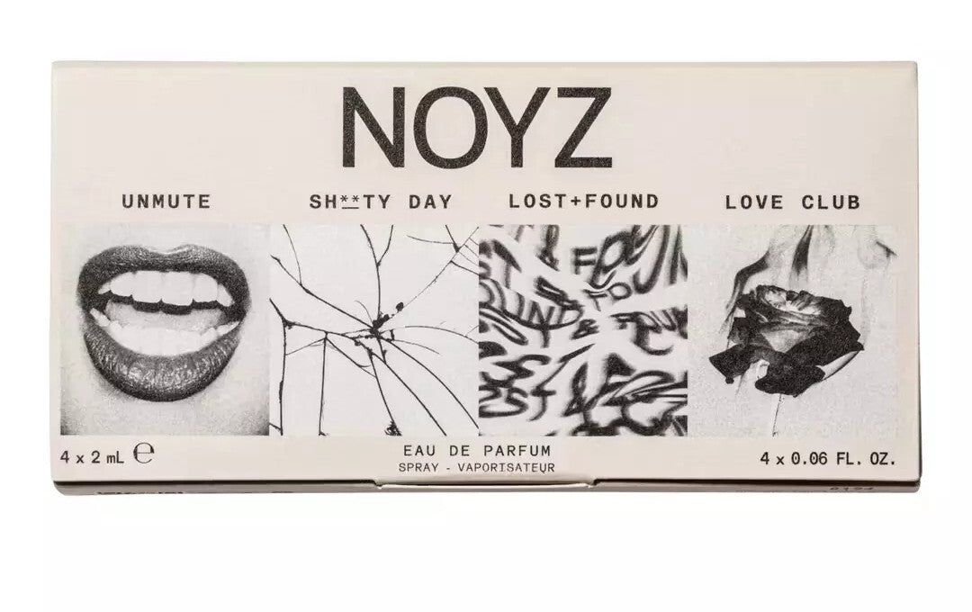 New NOYZ Discovery Kit Eau De Parfum NIB 4 Piece Unmite, Love Club, Lost + Found1