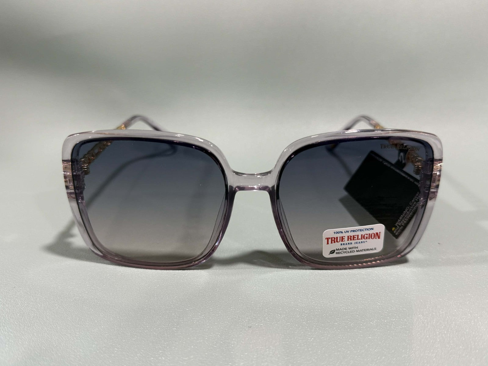 New Original TRUE RELIGION Eye Sunglasses Tinted / Gold Accent TR93082XK NWT 0
