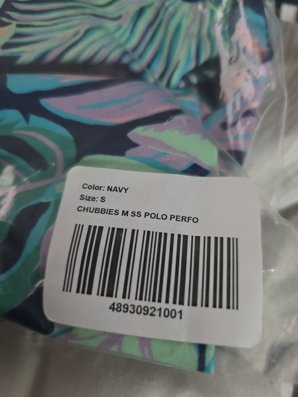 NWT Chubbies The Fluorescent Funks Sunday Shirt Size Small Retro Inspired S 2