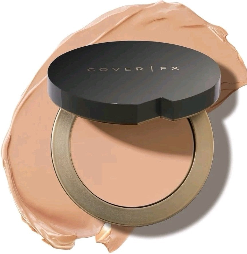 Lot Of 2 COVER FX Total Cover Cream Foundation M2 Full Coverage Matte  0.5 oz1