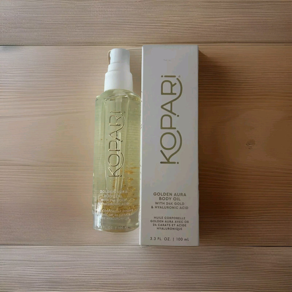 KOPARI BEAUTY Golden Aura Body Oil with 24K Gold & Hyaluronic Acid 3.3oz/100ml0