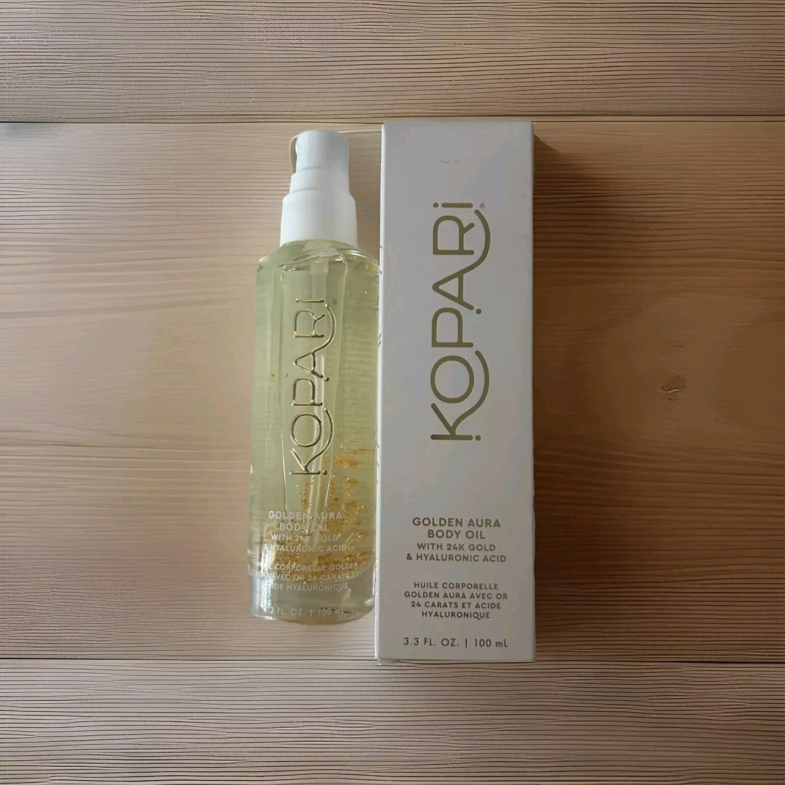 KOPARI BEAUTY Golden Aura Body Oil with 24K Gold & Hyaluronic Acid 3.3oz/100ml0