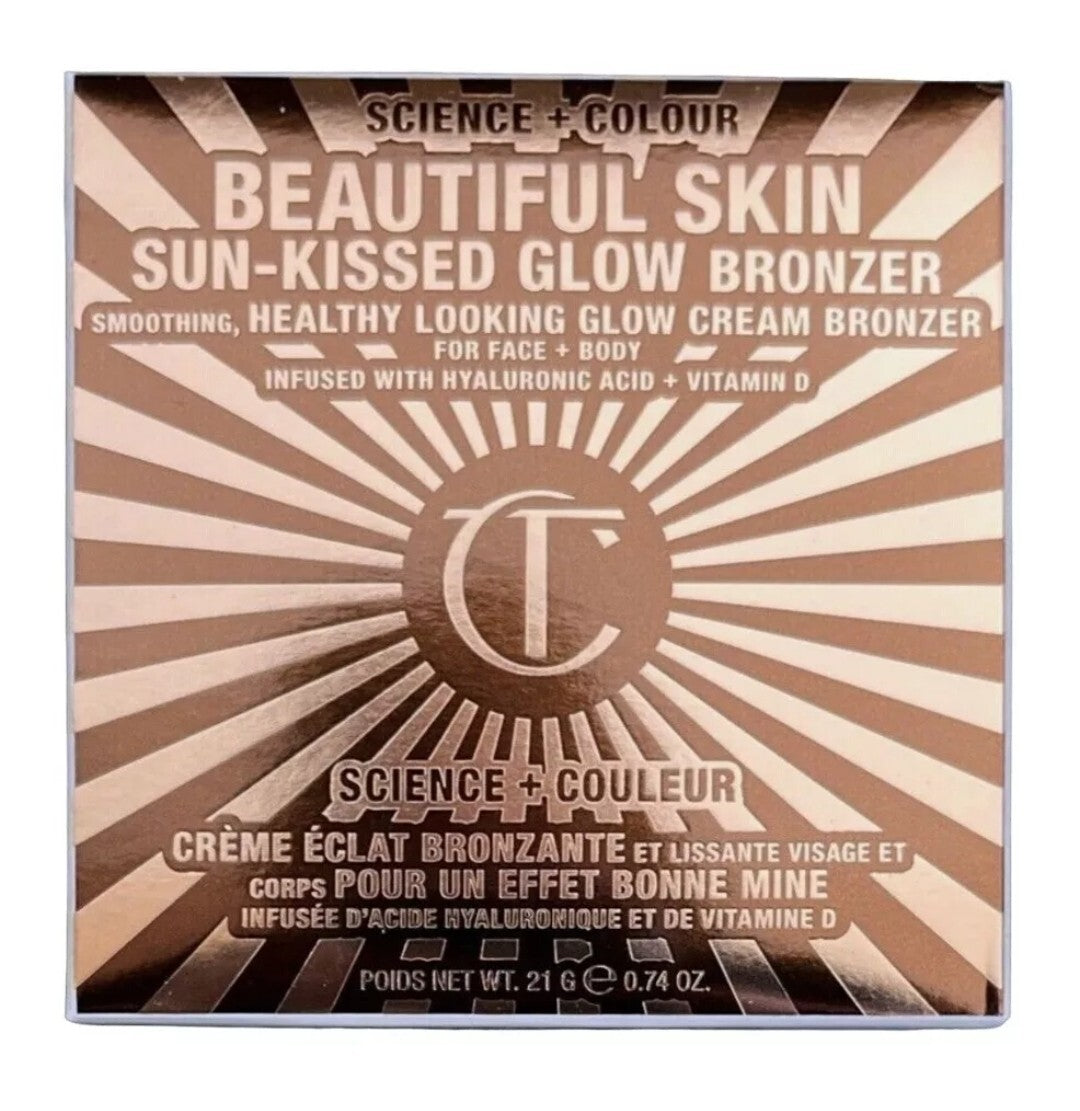 Charlotte Tilbury Beautiful Skin Sun Kissed Glow Bronzer 3 Tan 0.74oz 21g0