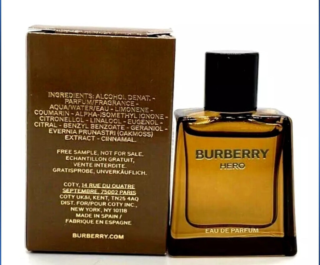 Burberry Hero Eau de Parfum EDP Mini Splash Dabber 5ml 0.16oz New In Box1