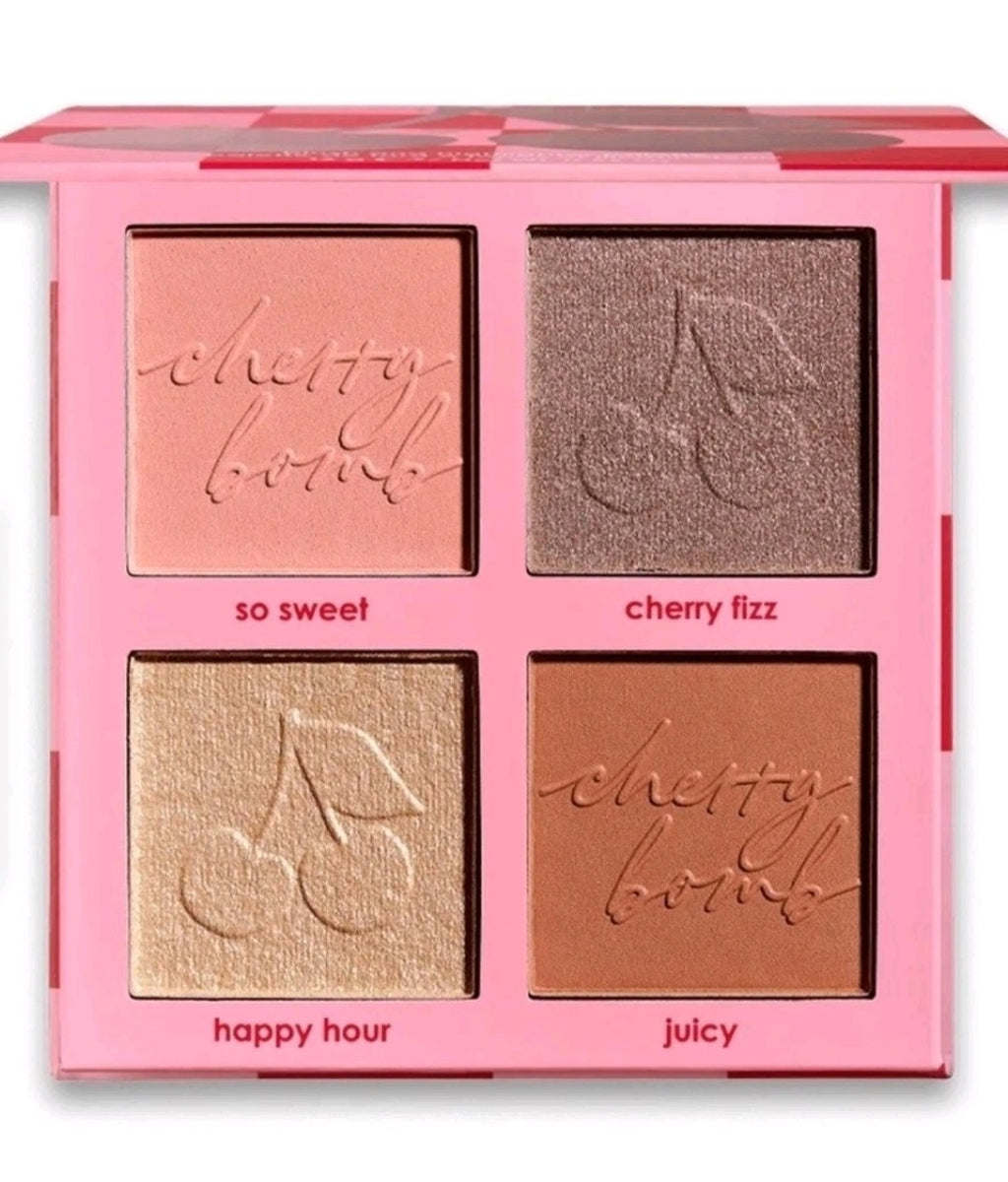 Ciaté London Cherry Bomb Blush & Highlighter Palette – Light Medium – 0.56 oz0