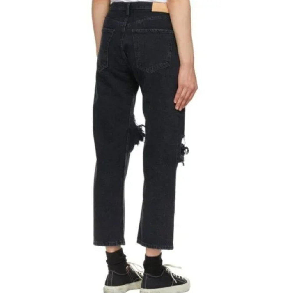 Citizens of Humanity Emery Crop Relaxed Straight High Rise Jeans Size 27 Sz 4 2