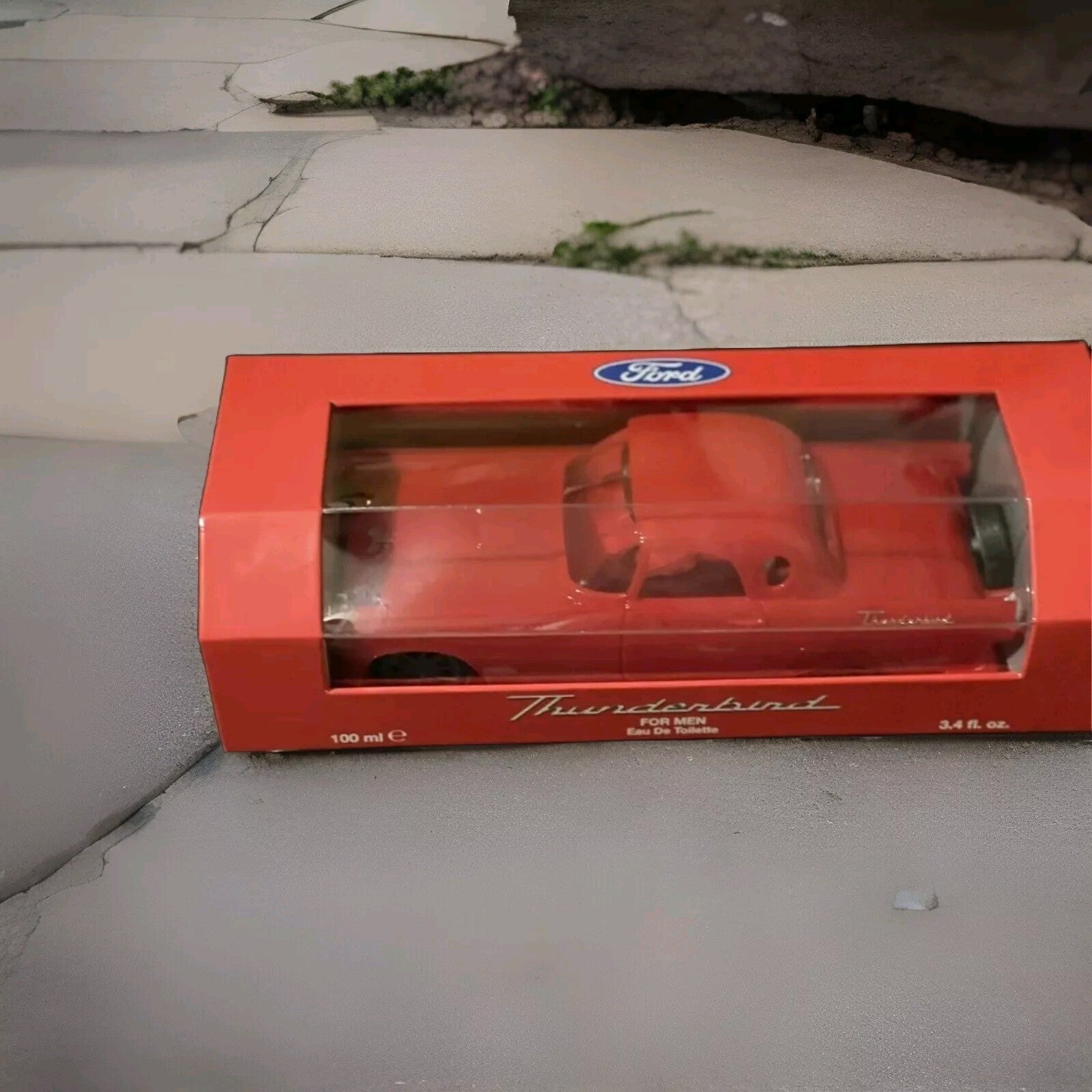 New Red Ford Thunderbird- Men's Car Eau De Toilette 3.4oz 100ml RARE Collectible3