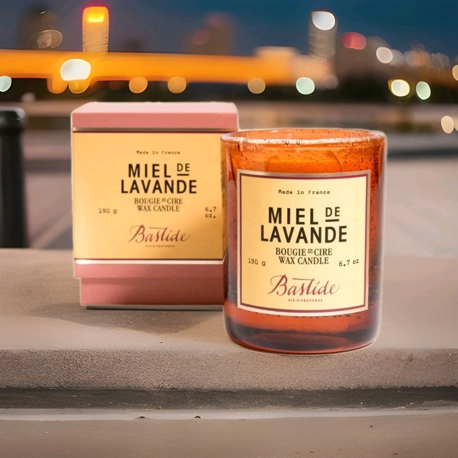 Anthropologie Bastide Miel De Lavande Scented Candle 6.7 oz Boxed Gift  France0