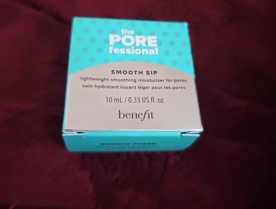 Benefit The POREfessional Smooth Sip Lightweight Gel Moisturizer 0.33 Oz NIB1