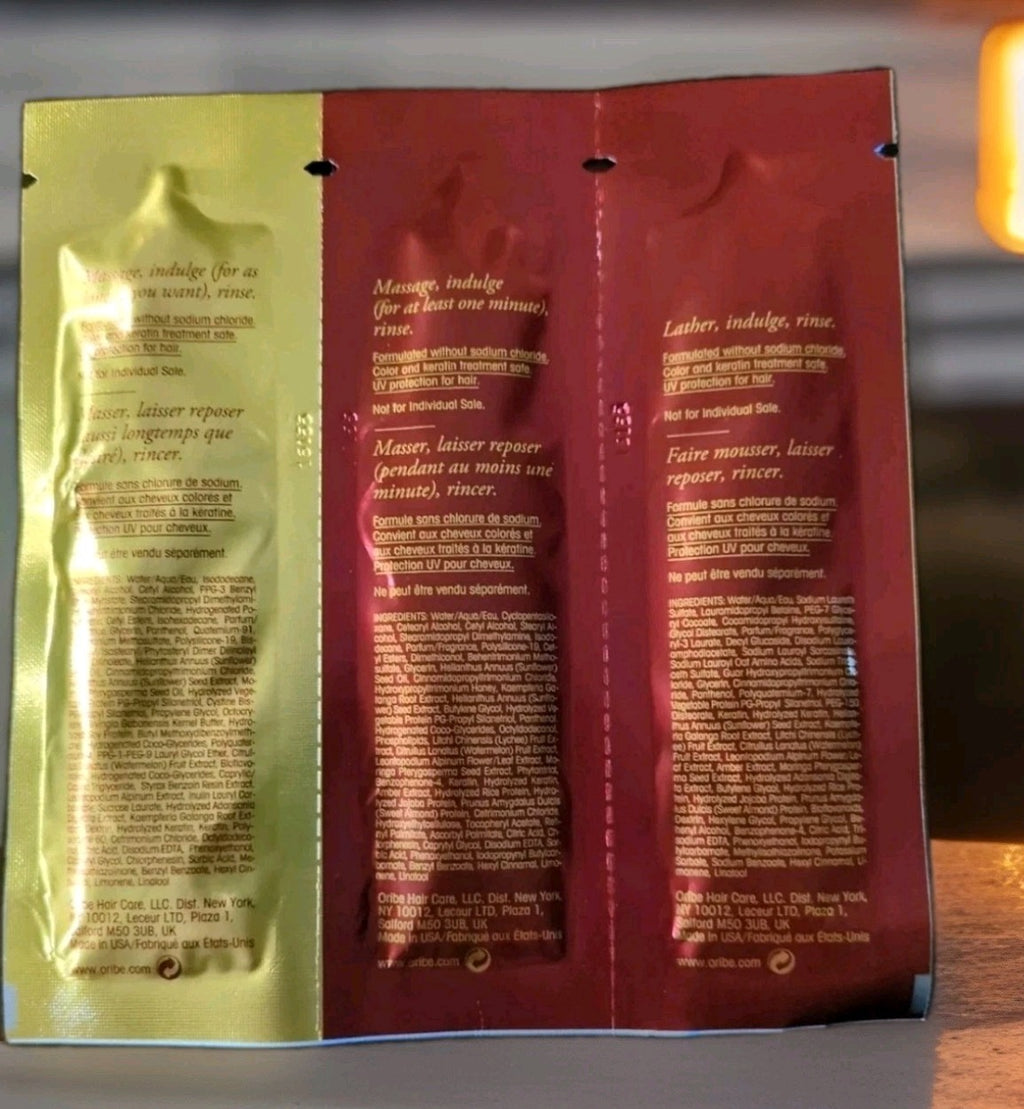 Oribe Beautiful Color Shampoo & Conditioner Plus Masque 0.23oz Sample Each1