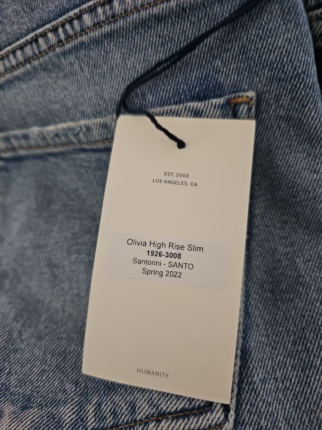 Citizens of Humanity Olivia High Rise Slim Jeans Sz 27 In Santorini COH Mom 3