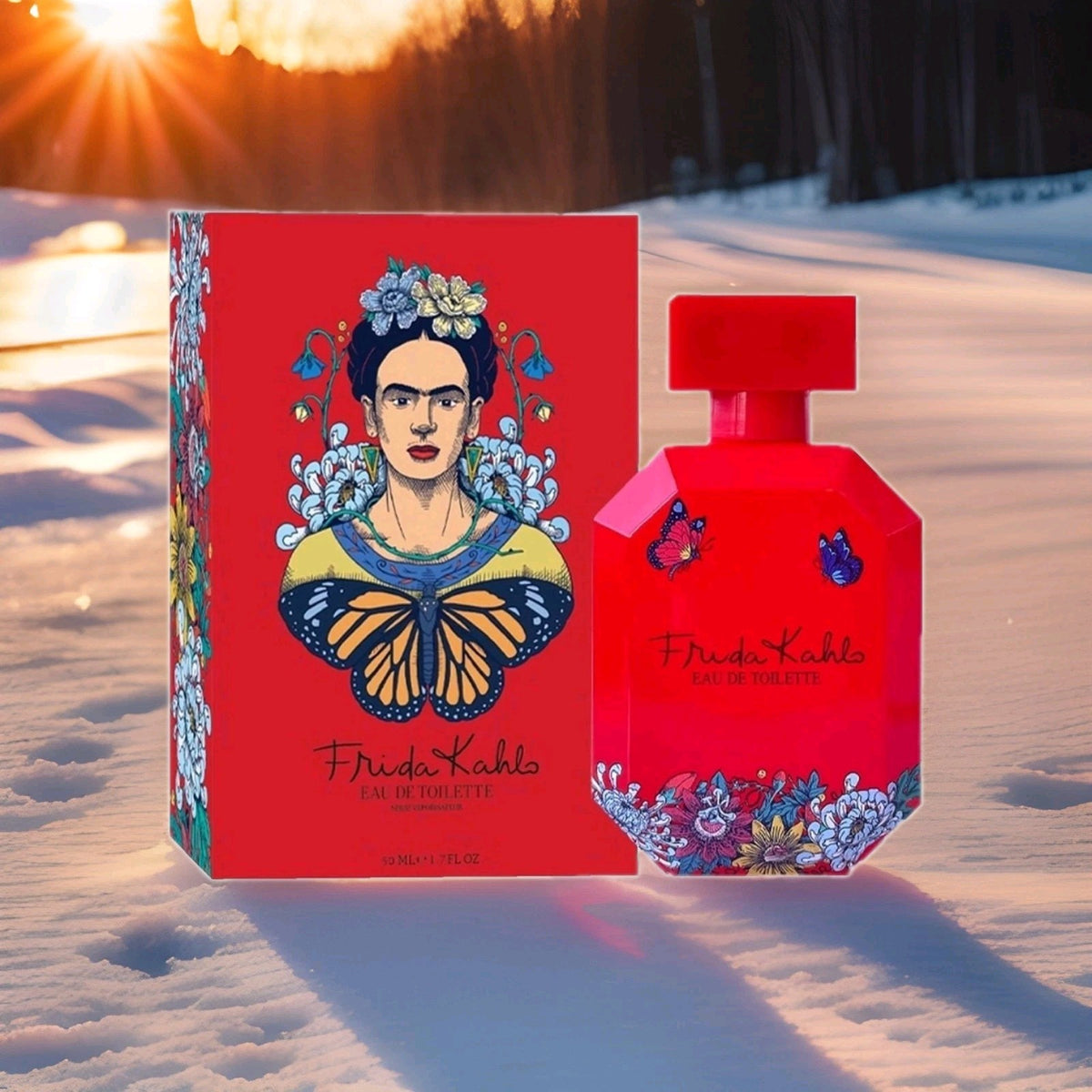 FRIDA KAHLO Eau De Toilette EDT Spray PERFUME Frangrance Red NIB NEW 100ml 3.4 0