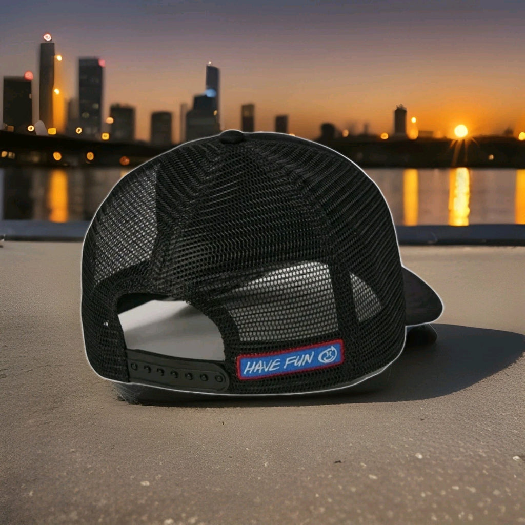 HURLEY BLACK NASCAR FOAM TRUCKER SNAPBACK HIHW0074 0101