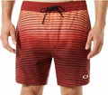 NWT Oakley Beach Stripped 16 Inch Boardshort Sz XL Iron Red0
