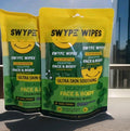 New 2x Swype Wipes EUCALYPTUS Face & Body Cleansing Wipes 30 ct0