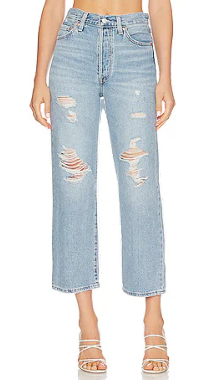 $298 NEW! NWT CITIZENS OF HUMANITY Emery Crop Relaxed Straight Size 27 COH 0