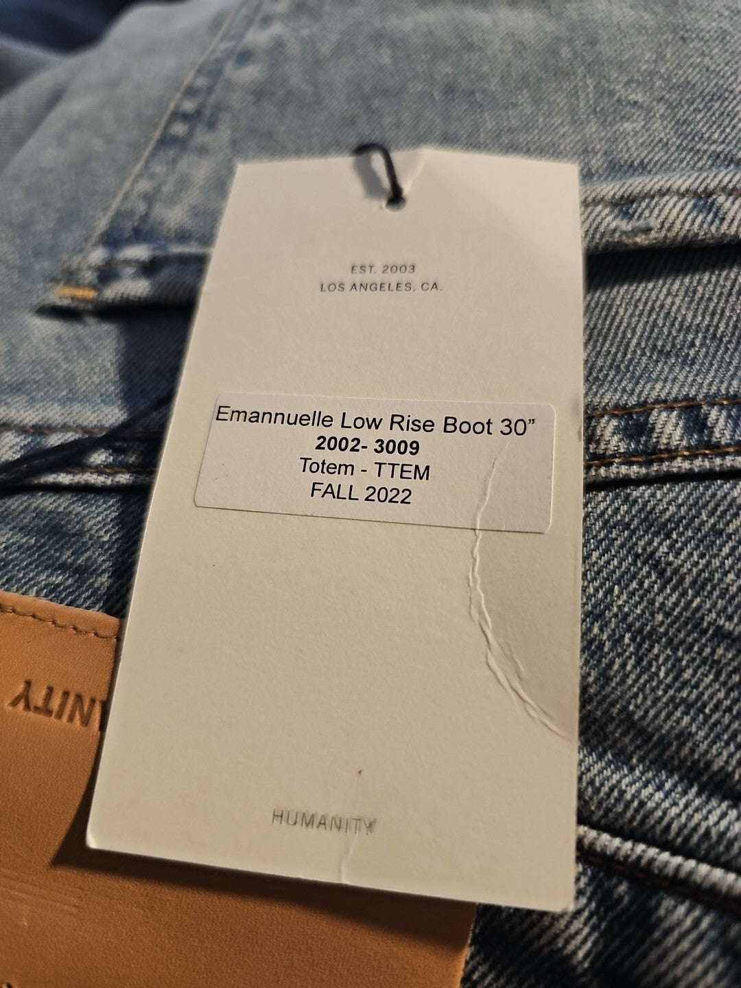 NWT  $238 Citizens of Humanity Emannuelle Low Rise Boot 30" Jeans in Totem Sz 274