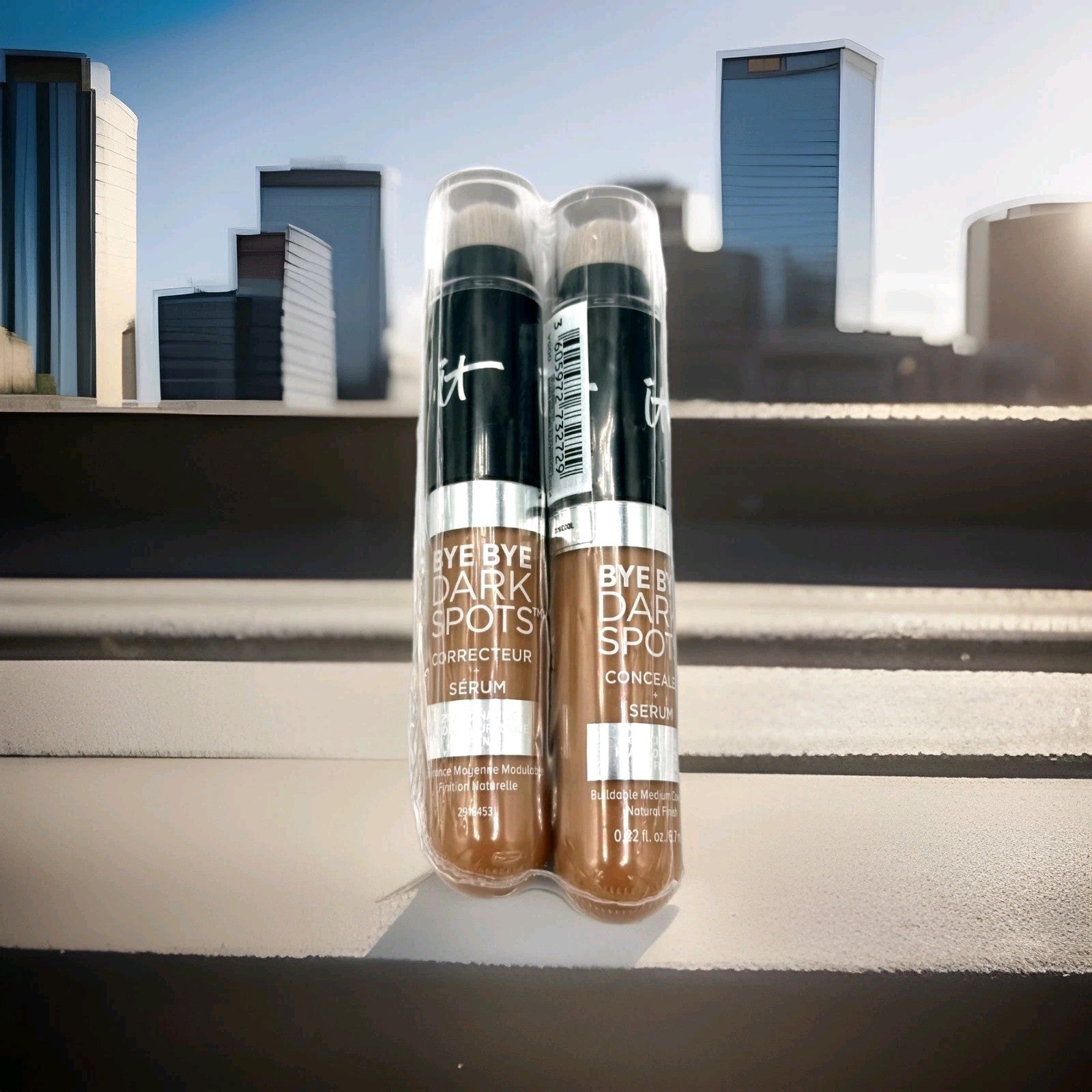 Lot/2 It Cosmetics Bye Bye Dark Spots Concealer Serum ~ Tan Cool 40 ~0