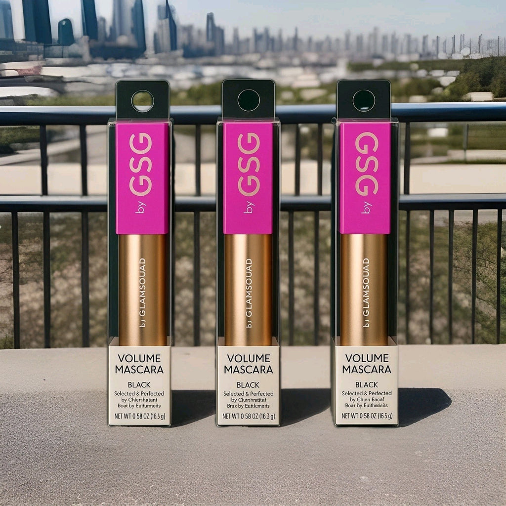 Lot of 3 GSQ BY GLAMSQUAD Liquid Lash BLACK Mascara Full Size Volume .58 Oz 0