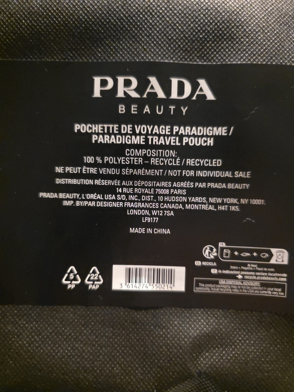 NWT Prada Beauty Travel Cosmetics Pouch New Forest Green3