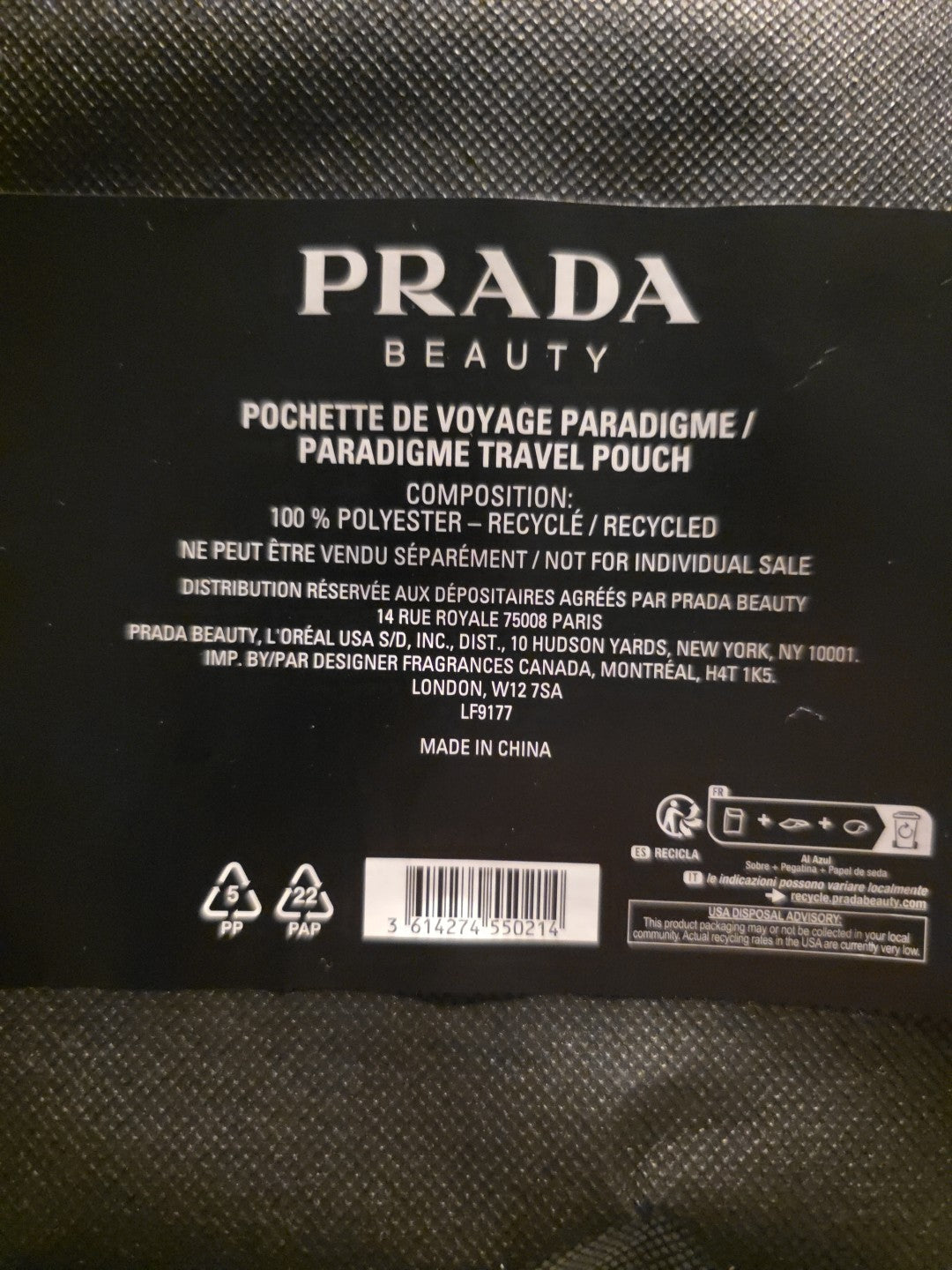 NWT Prada Beauty Travel Cosmetics Pouch New Forest Green3