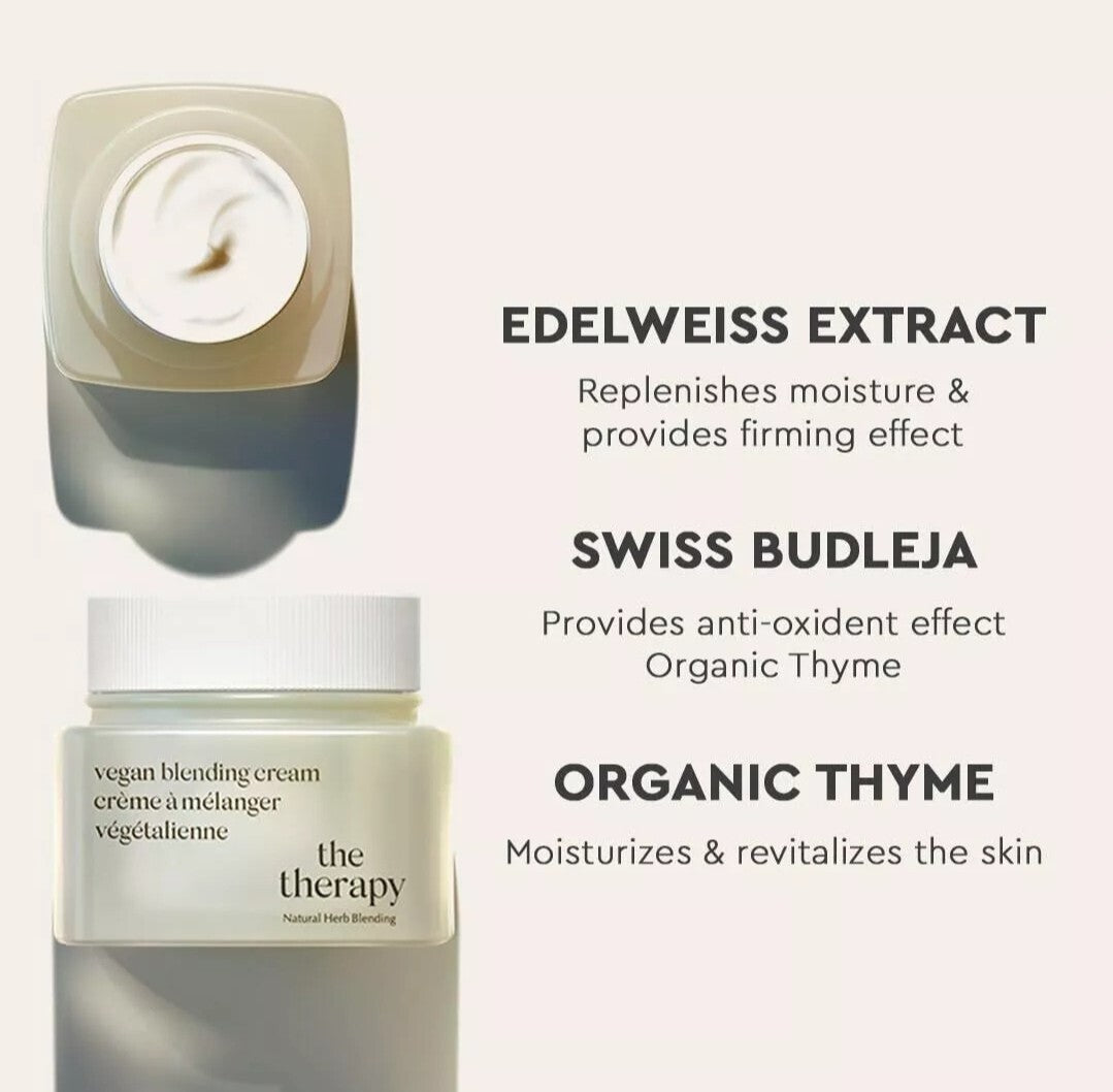 Vegan Blending Cream Face Moisturizer - Soothing, Anti-Aging, Anti-Wrinkle,3