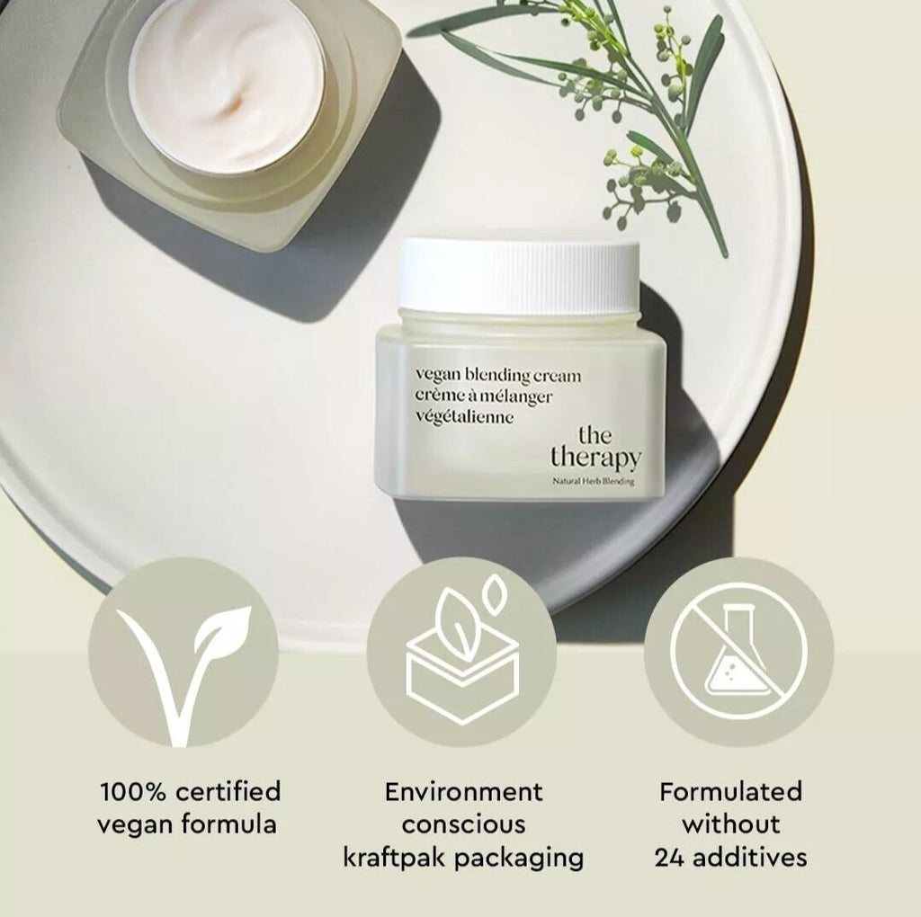 Vegan Blending Cream Face Moisturizer - Soothing, Anti-Aging, Anti-Wrinkle,4