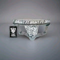 Fort Troff  Size XL "GRUNT" Graffiti Athletic Supporter/Jockstrap - Gray/White0