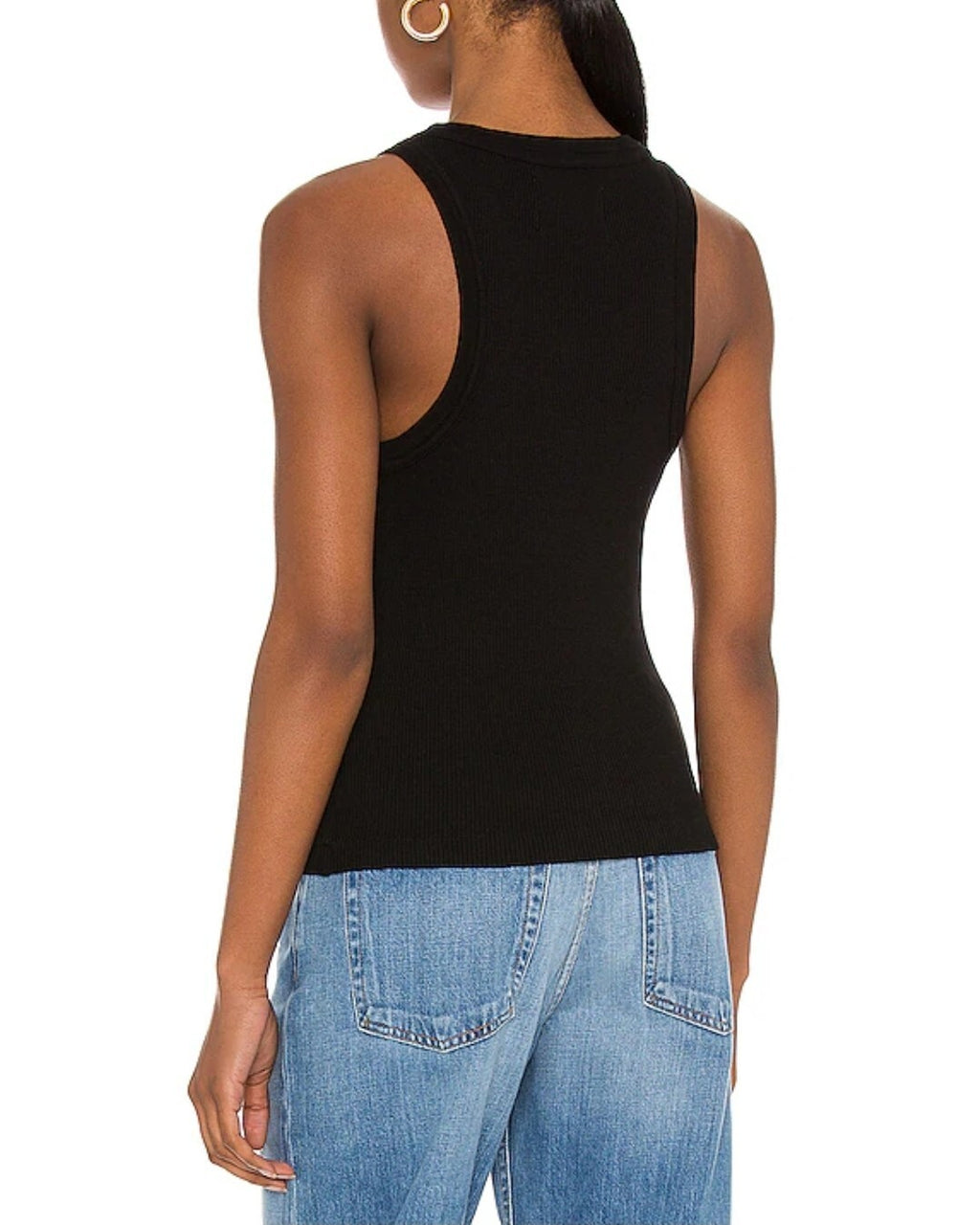 Citizens of Humanity Women’s Isabel Ribbed Tank Top Shirt Size XS Black COH2