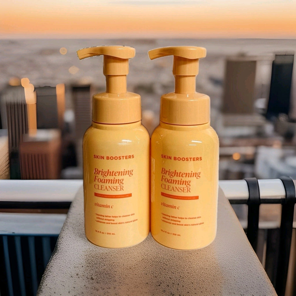 2-Pack Skin Boosters ~ Brightening Foaming Cleanser with Vitamin C 10.4 fl oz Ea0