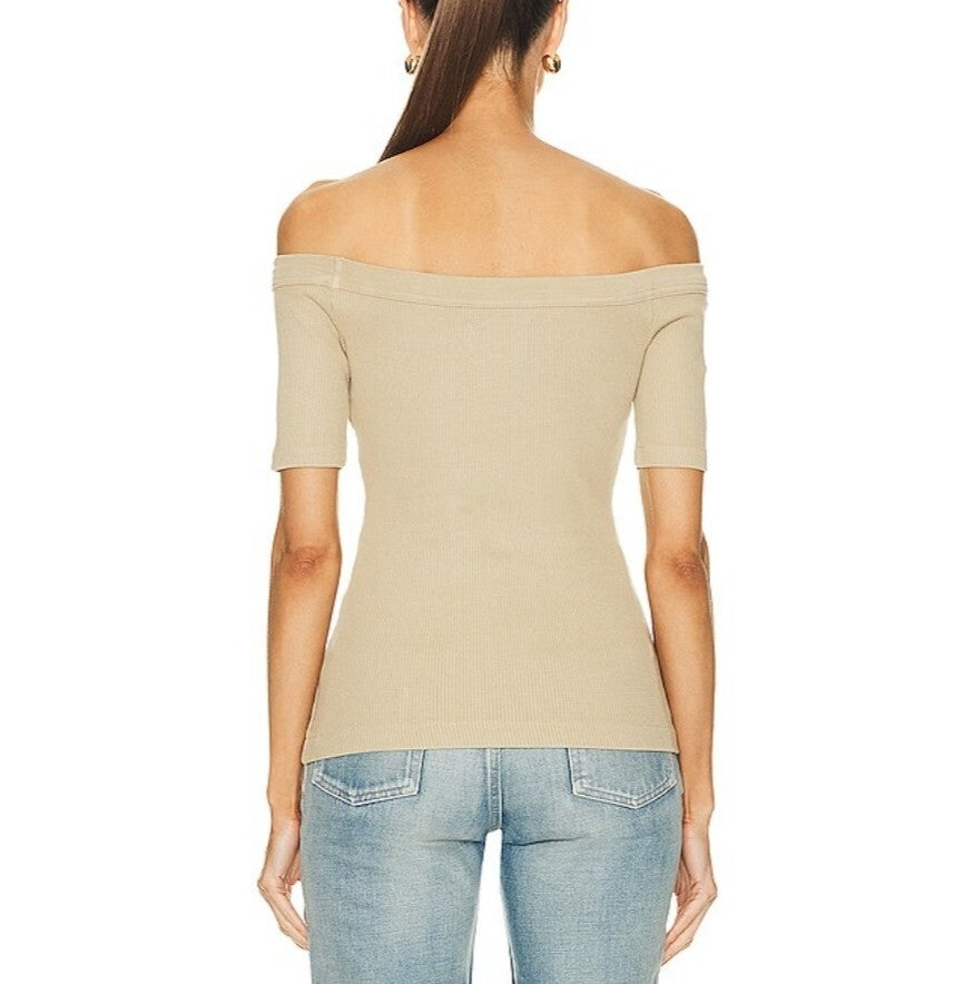 NWT Citizens of Humanity Rey Off The Shoulder Sz Sm 9257-3004 COH Anthropologie 2