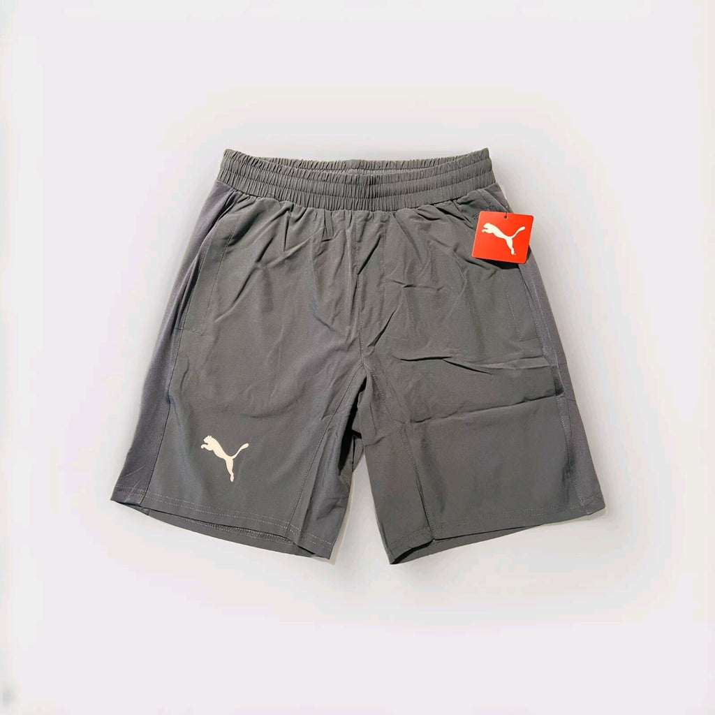 NWT Puma Flex Woven Shorts Mens Medium Gray Inner Spandex Liner PMA45010