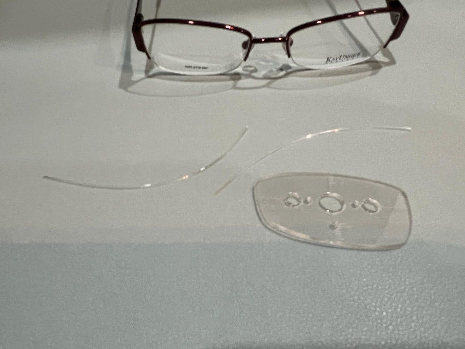 KAY UNGER New York EYEGLASSES FRAME K169  52-18-135 FR Bur  NEW AUTHENTIC6
