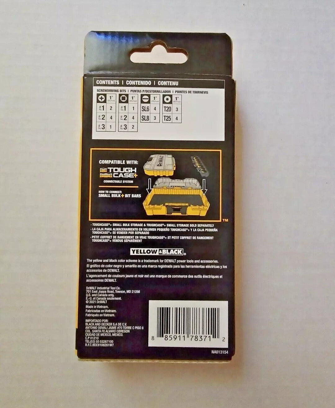 DeWalt MAXFIT 28-Piece SCREWDRIVING BIT SET Impact Rated, Torsion Zone1