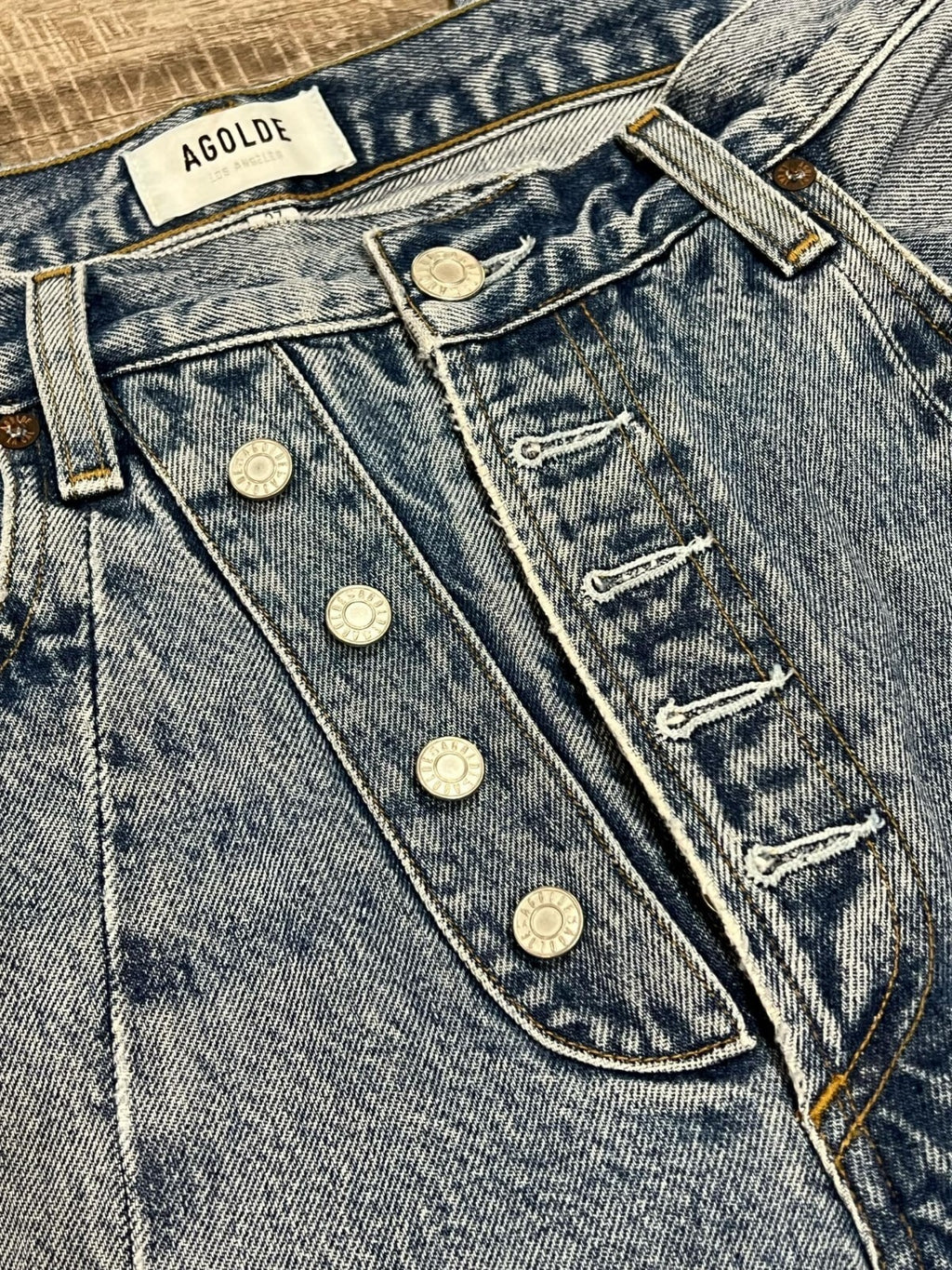 NWOT Agolde Deconstructed Criss Cross Jeans Size 274