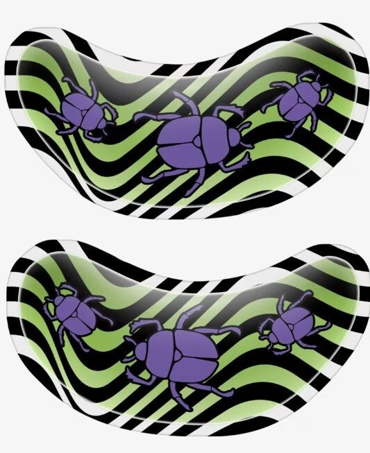 New NYX BEETLEJUICE BEETLEJUICE DEAD COLD UNDEREYE REUSABLE PATCHES1