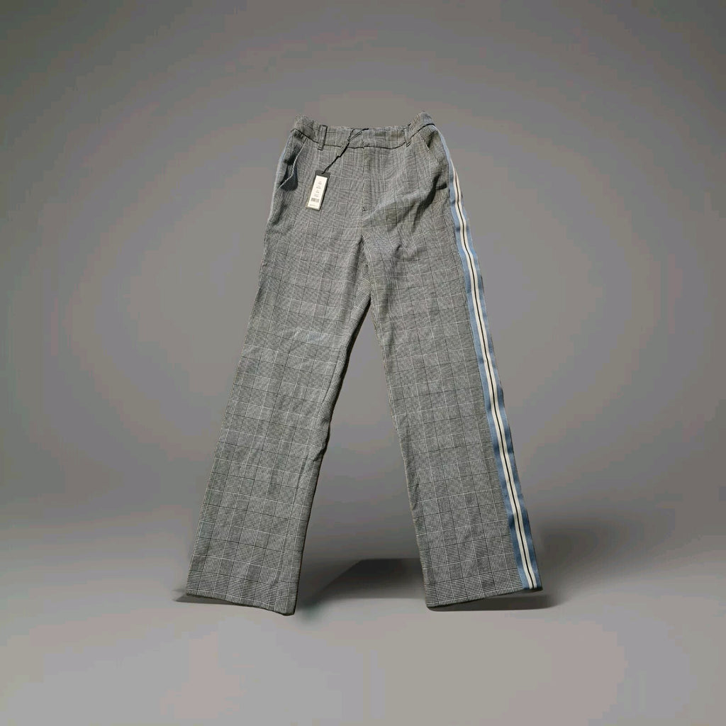 Romeo Juliet Couture Houndstooth Pants with Racing Stripe Ladies Size Small NWT0