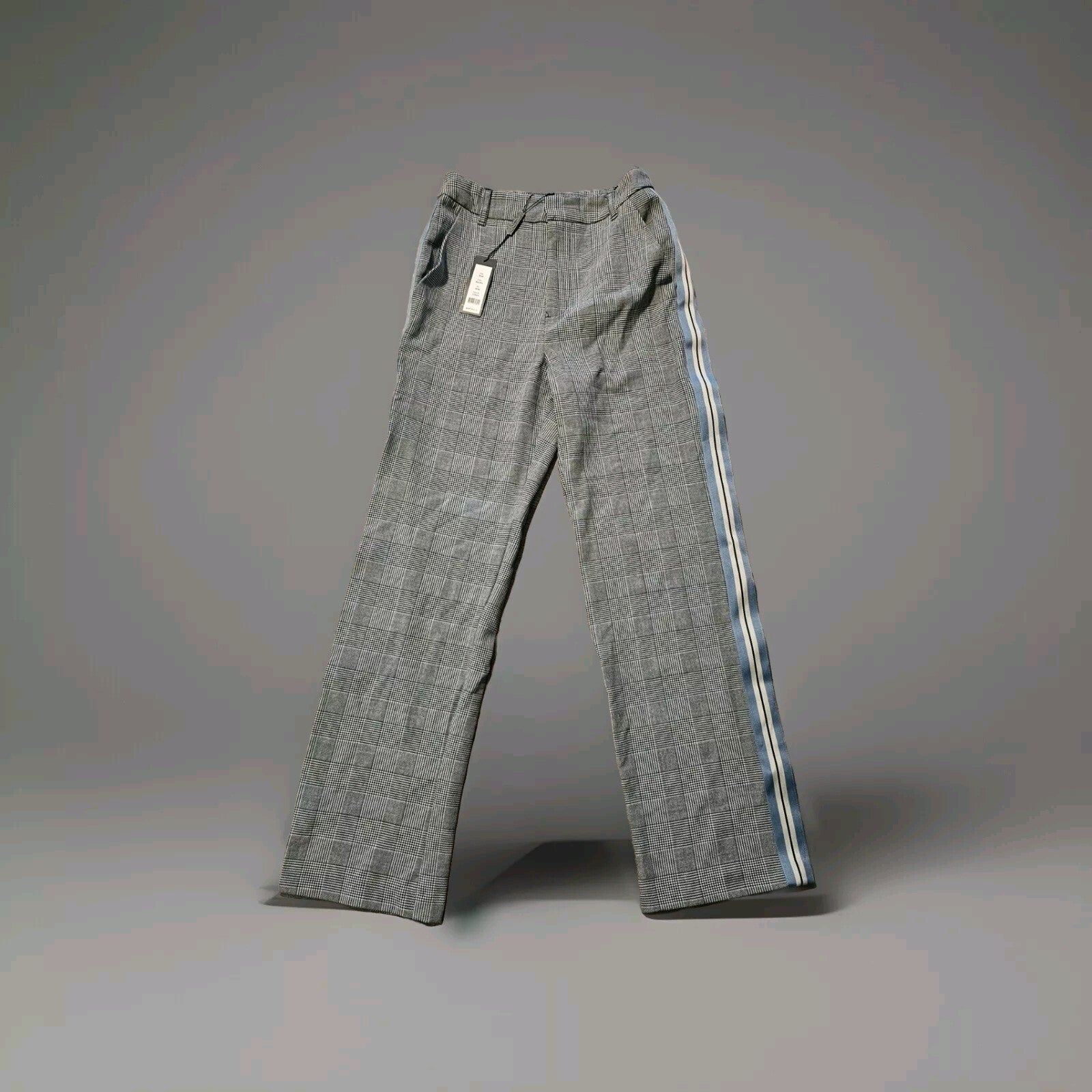 Romeo Juliet Couture Houndstooth Pants with Racing Stripe Ladies Size Small NWT0