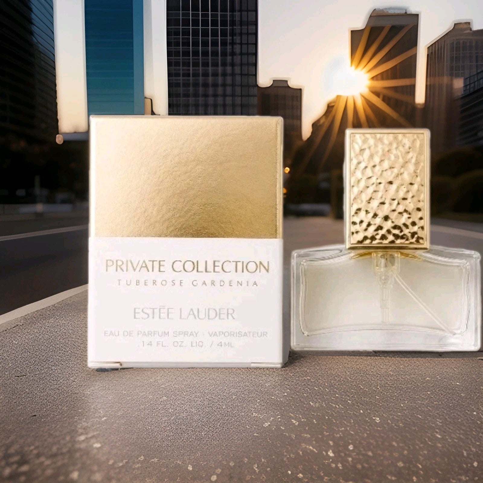 ESTEE LAUDER PRIVATE COLLECTION TUBEROSE GARDENIA EAU DE PARFUM SPRAY 4ML 2PCS*