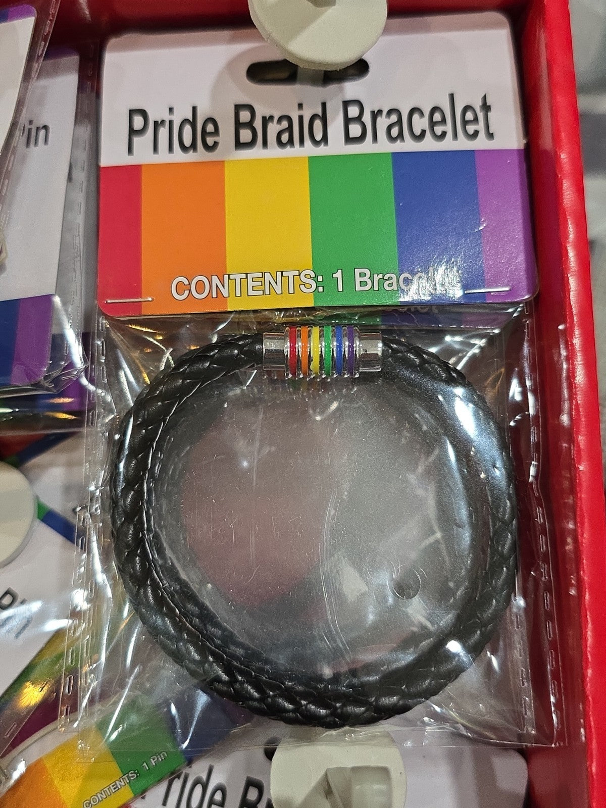 42 Pc Pride Party Favor Lot Glasses Bracelets Headbands Pins Rainbow LGBTQ New
