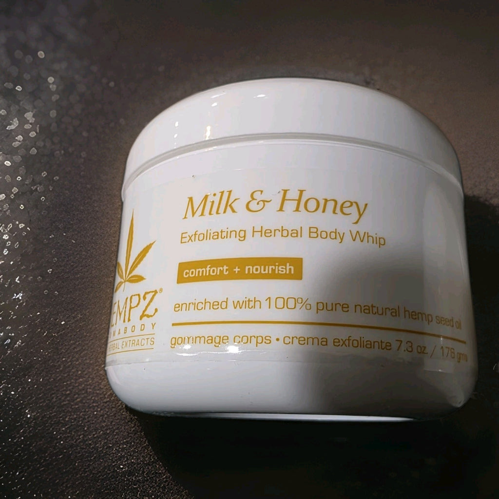 Hempz Milk & Honey Exfoliating Herbal Body Whip 7.3 oz 2 Pack Rare Discontinued