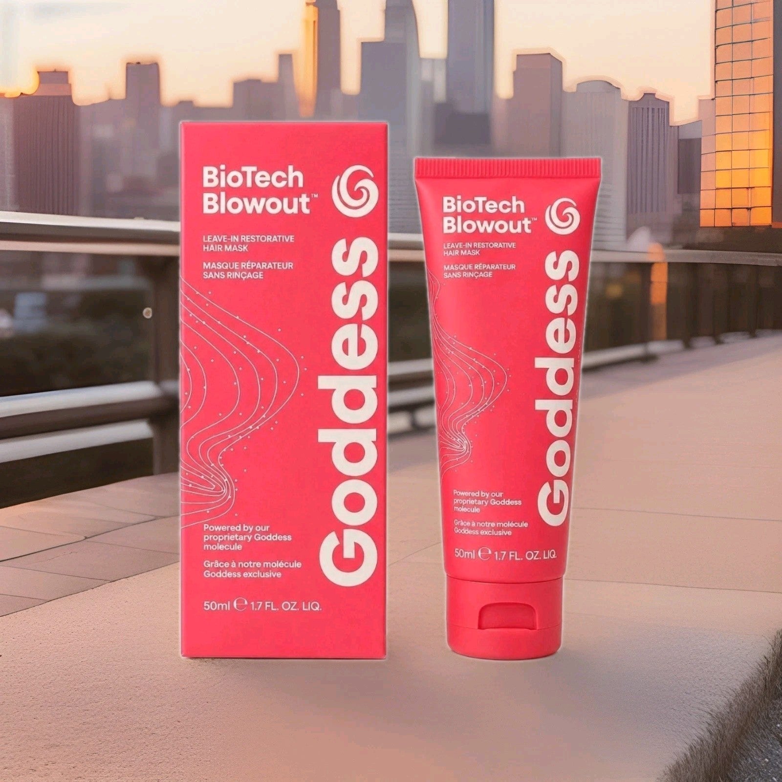 Goddess BioTech Blowout Leave-In Restorative Hair Mask 1.7 oz/50 ml NIB!