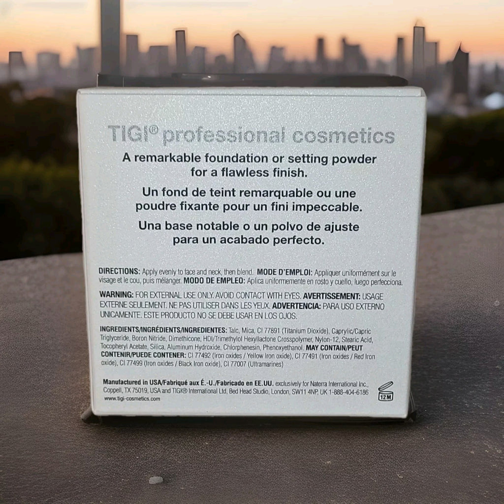 TIGI Cosmetics Powder Foundation Pure 0.37 Ounce New 2