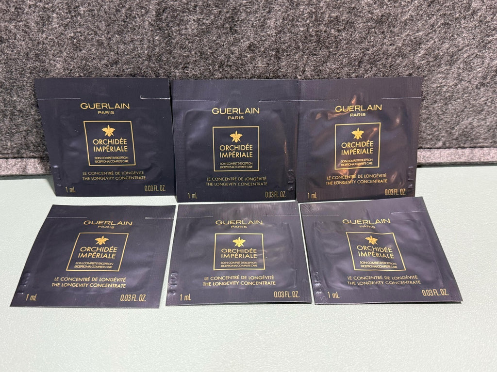 12x Guerlain Sample Orchidee Imperiale Longevity Concentrate La Crème Eyes 1ml E