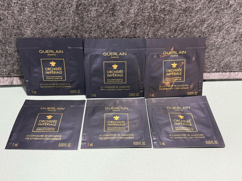 12x Guerlain Sample Orchidee Imperiale Longevity Concentrate La Crème Eyes 1ml E
